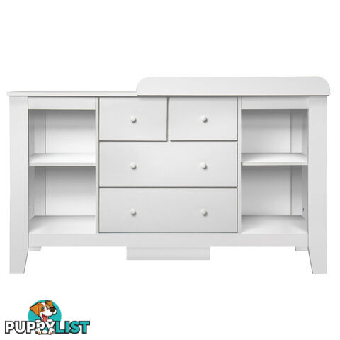 Drawer Baby Chest Change Table Dresser Cabinet White