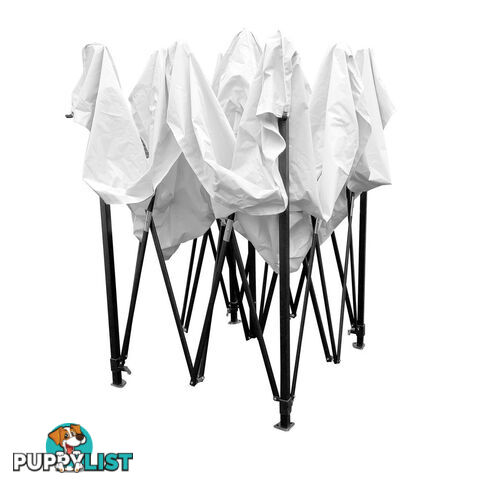 3m x 3m Pop-up Garden Outdoor Gazebo White