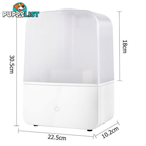 4L Ultrasonic Cool Mist Air Humidifier with Filter