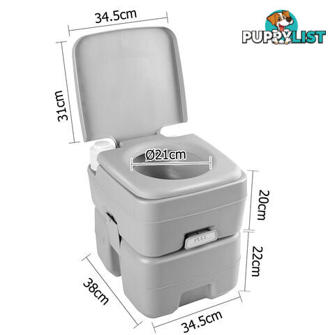 Weisshorn 20L Portable Camping Toilet