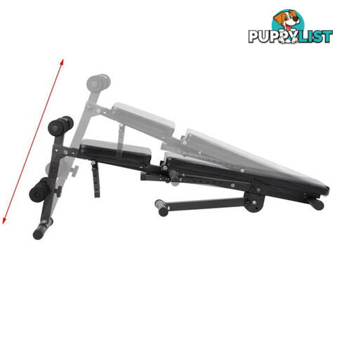 FID Flat Adjustable Bench 150Kg