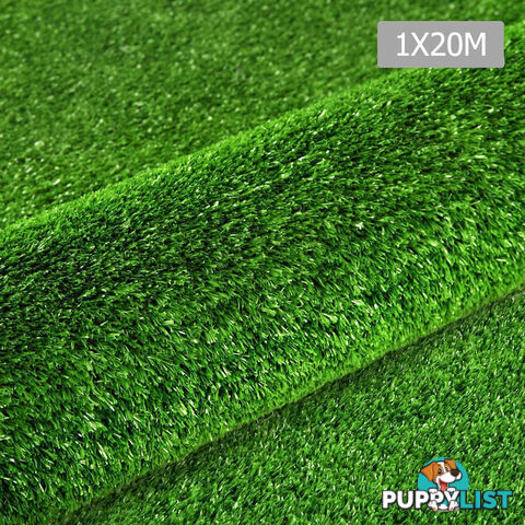 Artificial Grass 20 SQM Polypropylene Lawn Flooring 1X20M Green