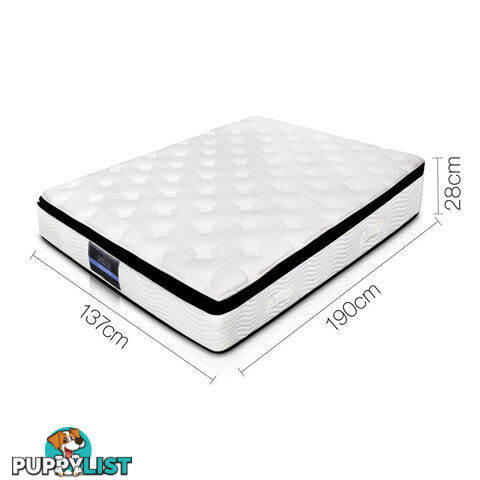 Latex Pillow Top Pocket Spring Mattress Double