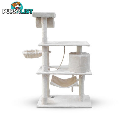 Cat Scratching Post  Tree House Condo 141cm Beige