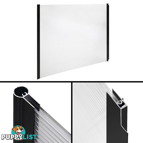 DIY Window Door Awning Cover Transparent 100 x 300cm