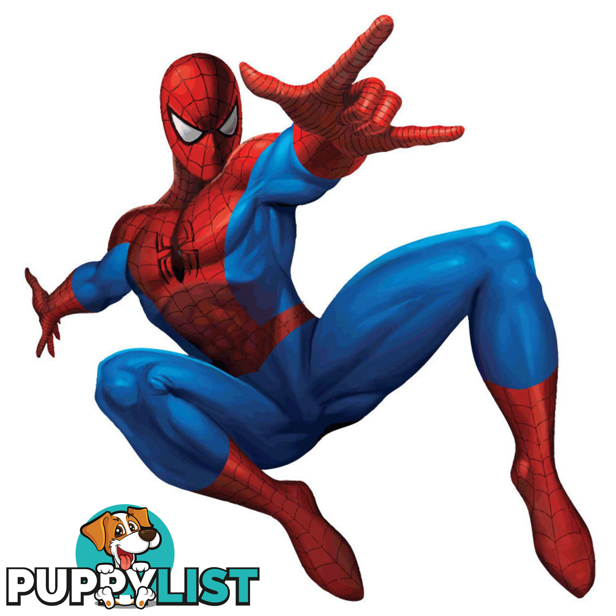 10 X Spiderman Wall Sticker - Totally Movable