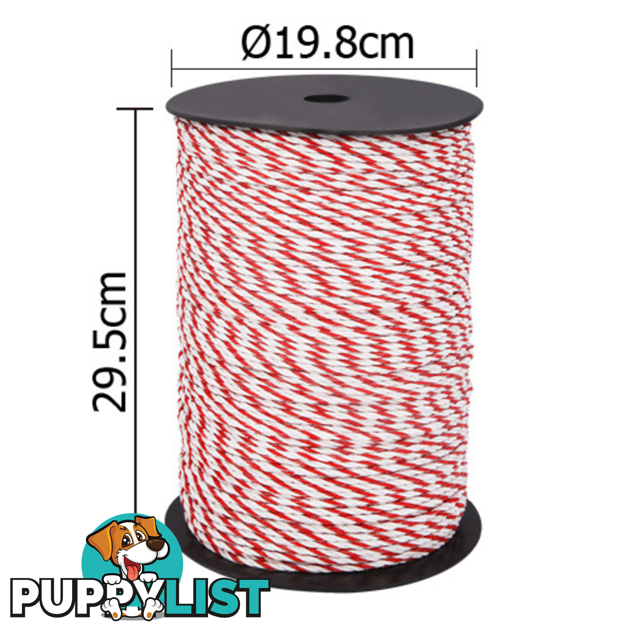 500m Roll Electric Fence Energiser Poly Rope