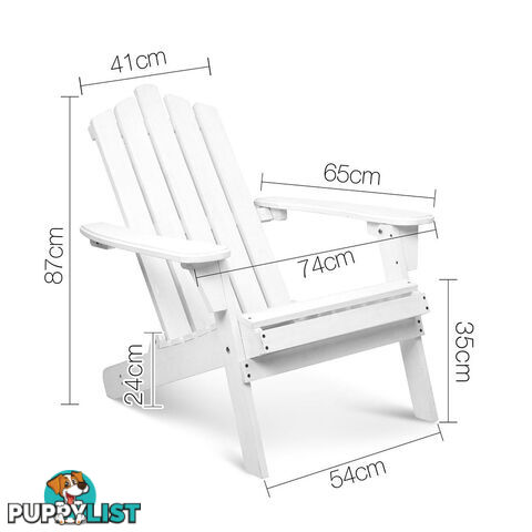 Adirondack Chairs & Side Table  5 Piece Set