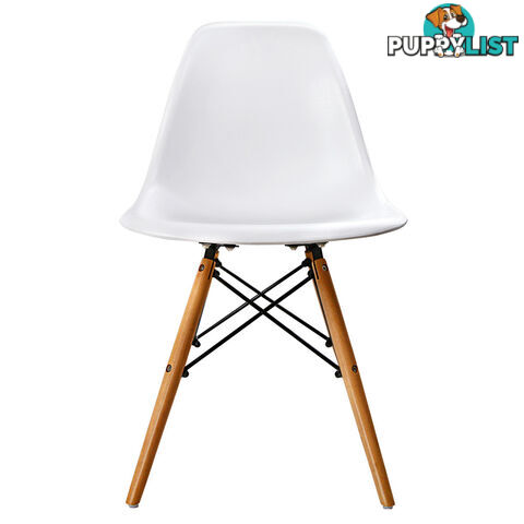 Set of 2 Eames Replica Contour Dining Chair