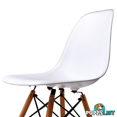 Set of 2 Eames Replica Contour Dining Chair