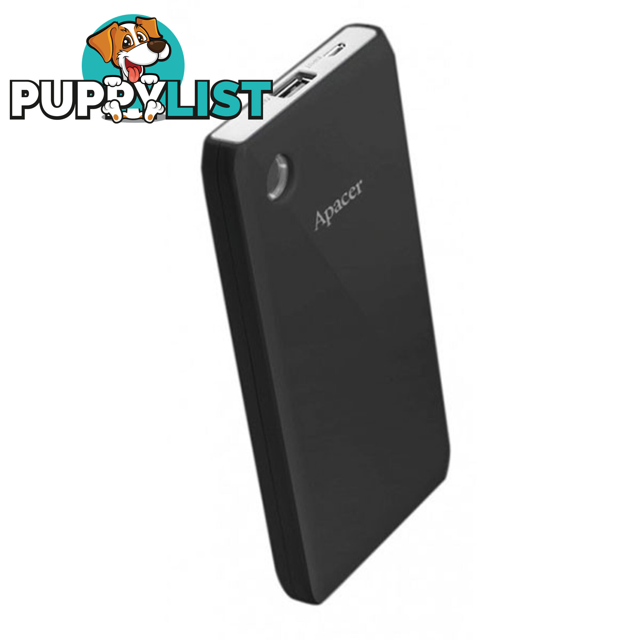 APACER DELUXE PORTABLE POWERBANK 10000MAH BLACK COLOR ( B515 BLACK )