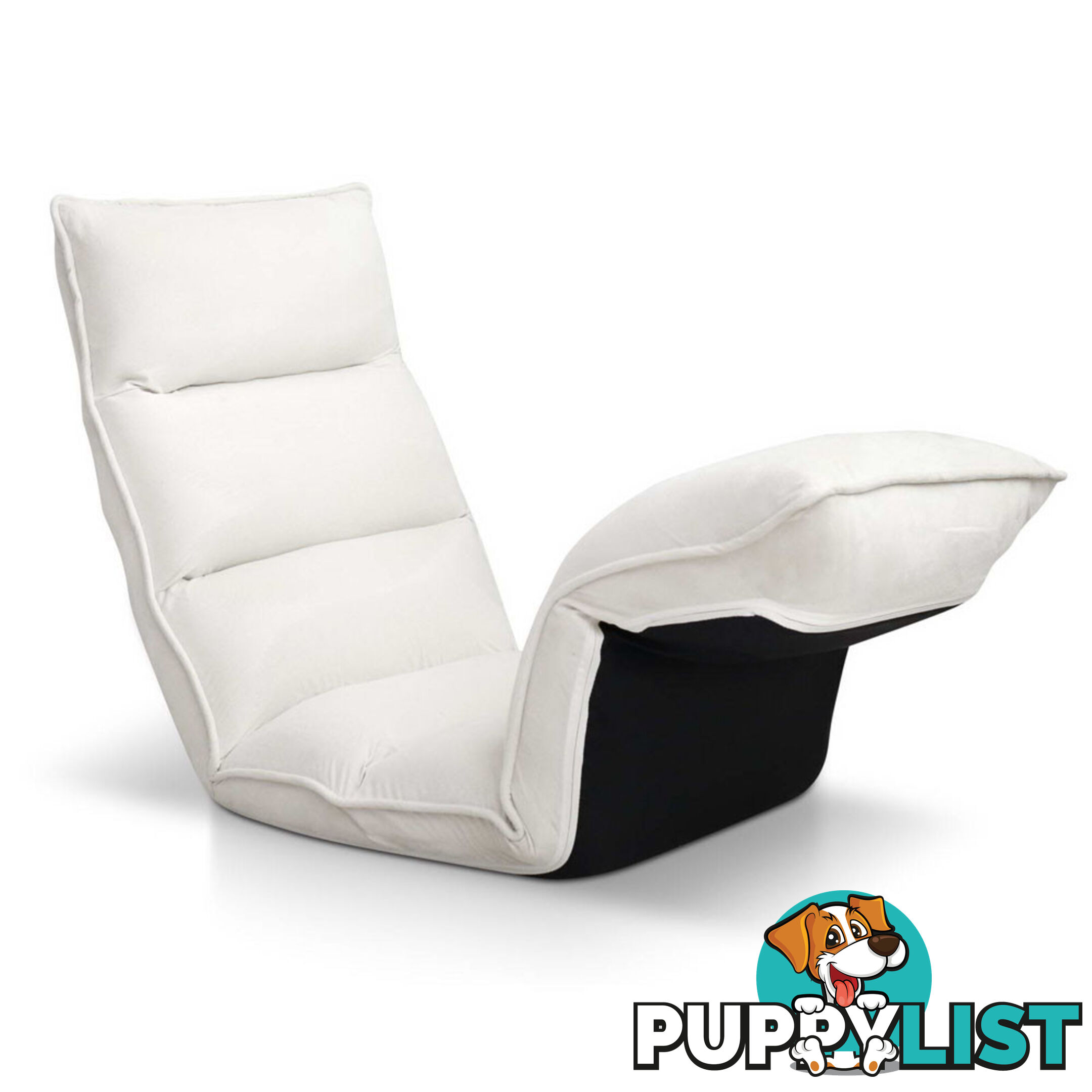 Lounge Sofa Chair - 375 Adjustable Angles  Ivory