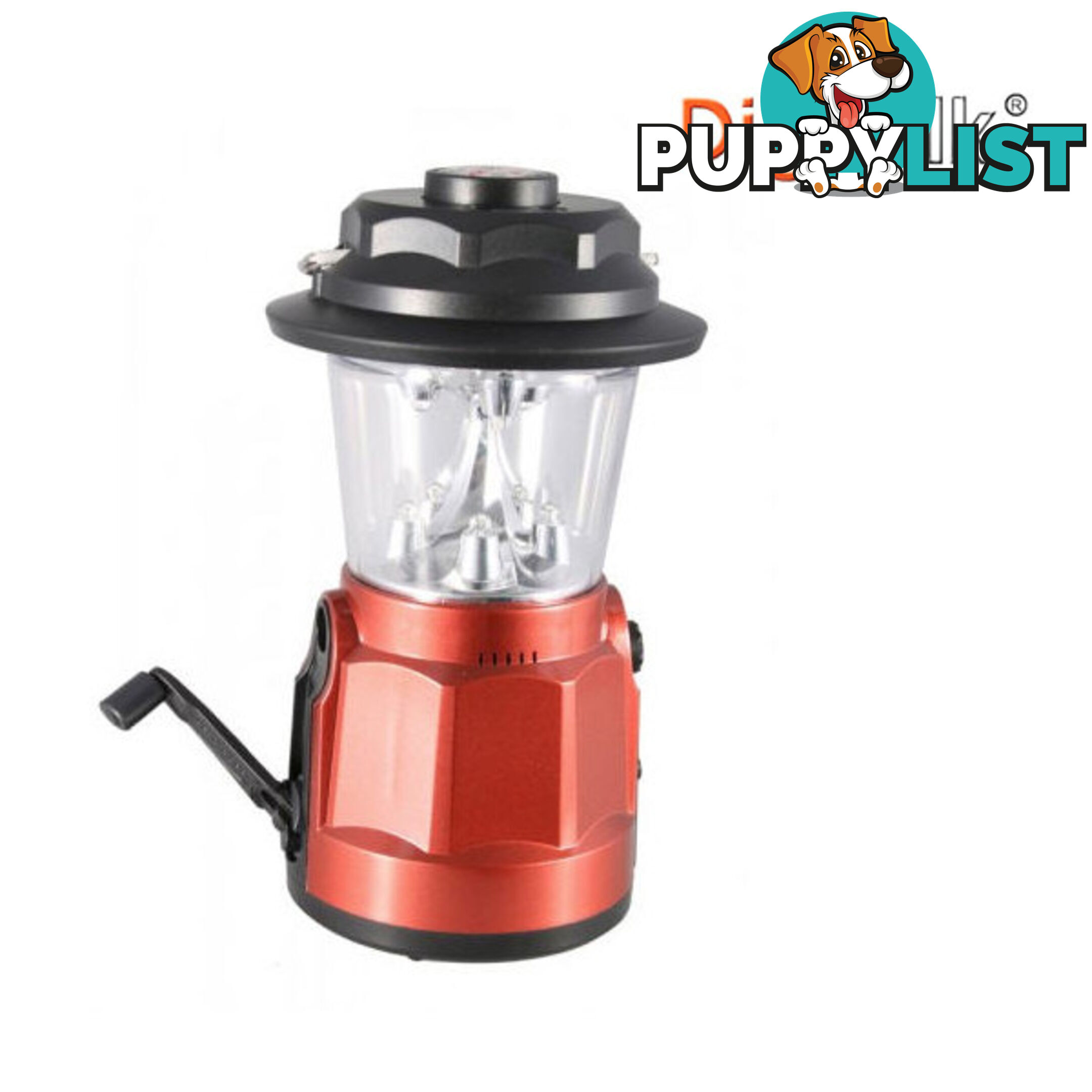 Portable Dynamo LED Lantern Radio with Built-In Compass