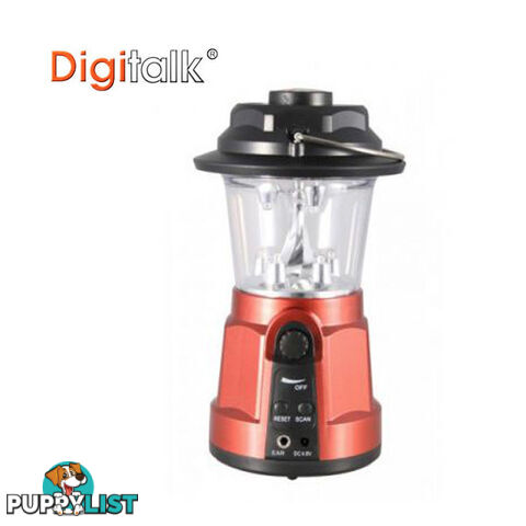 Portable Dynamo LED Lantern Radio with Built-In Compass