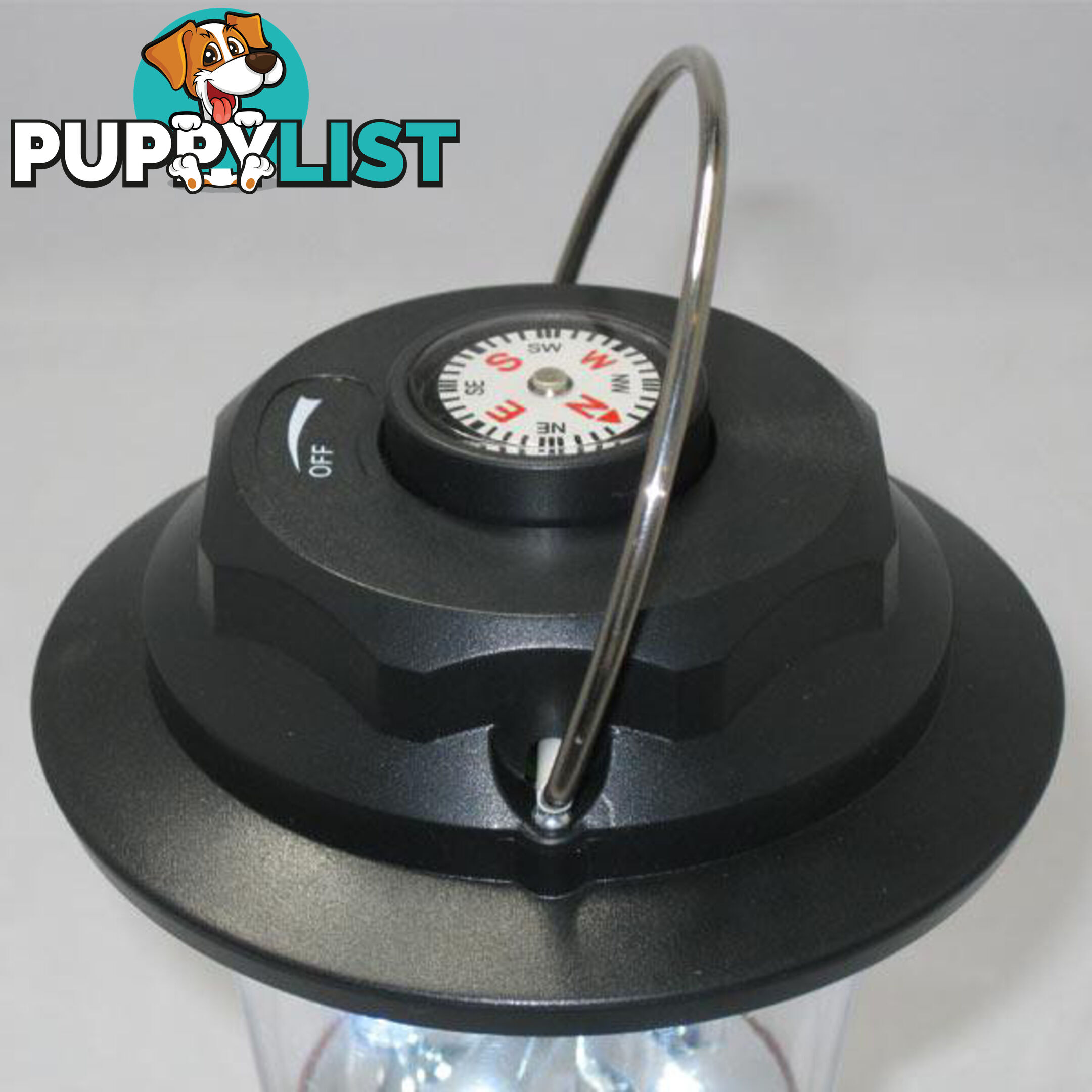 Portable Dynamo LED Lantern Radio with Built-In Compass