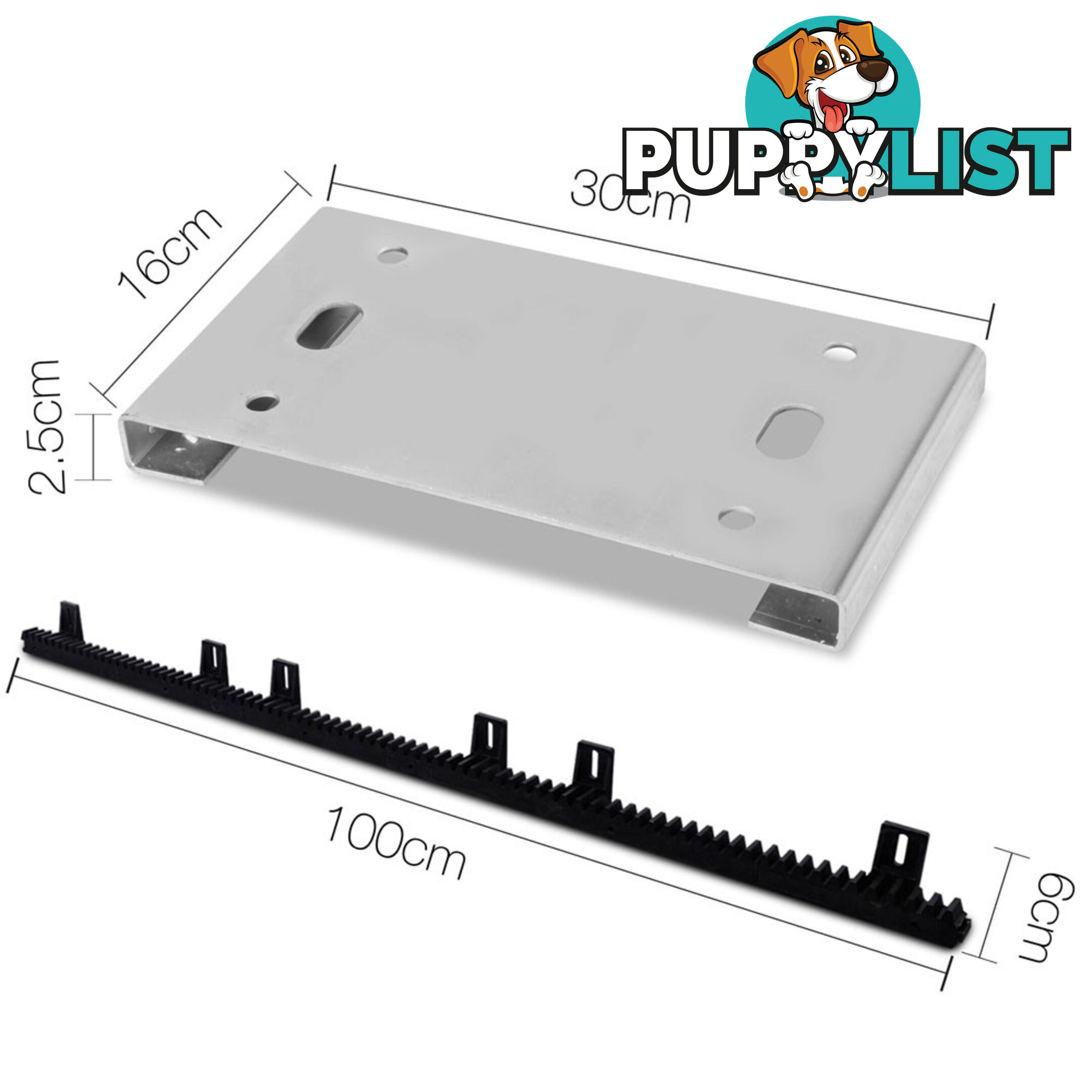 Automatic Sliding Gate Opener with 2 Remote Controls