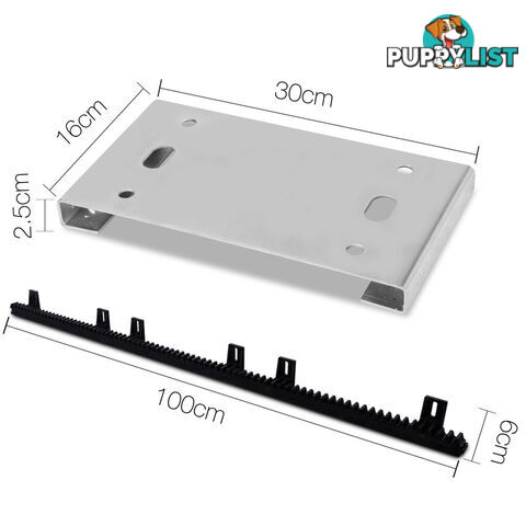 Automatic Sliding Gate Opener with 2 Remote Controls