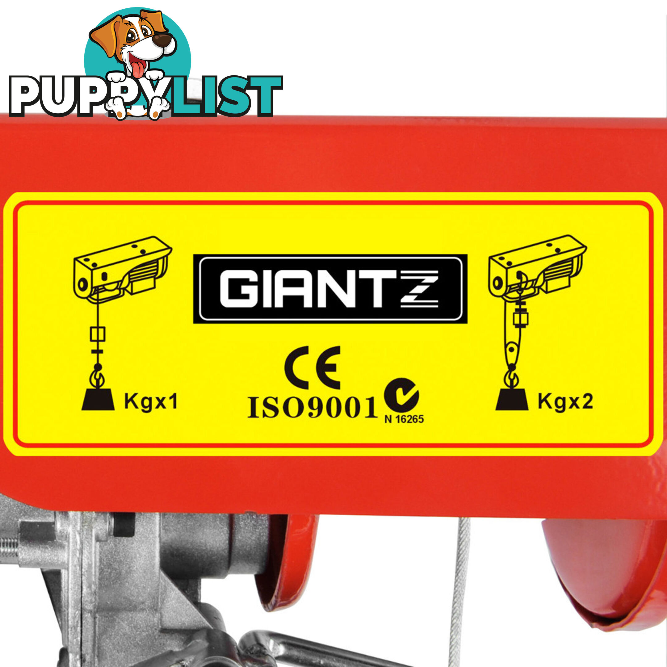 400/800kg 1300W Electric Hoist Winch