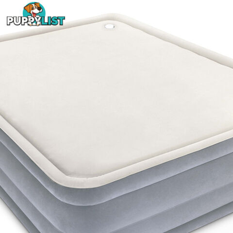 Bestway Queen Inflatable Air Mattress Bed w/ Built-in Electric Pump Grey