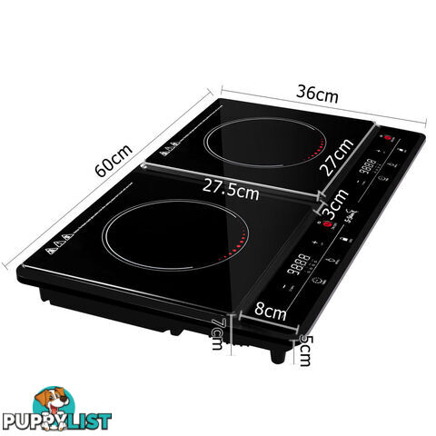 5 Star Chef Induction Cooktop Portable Duo