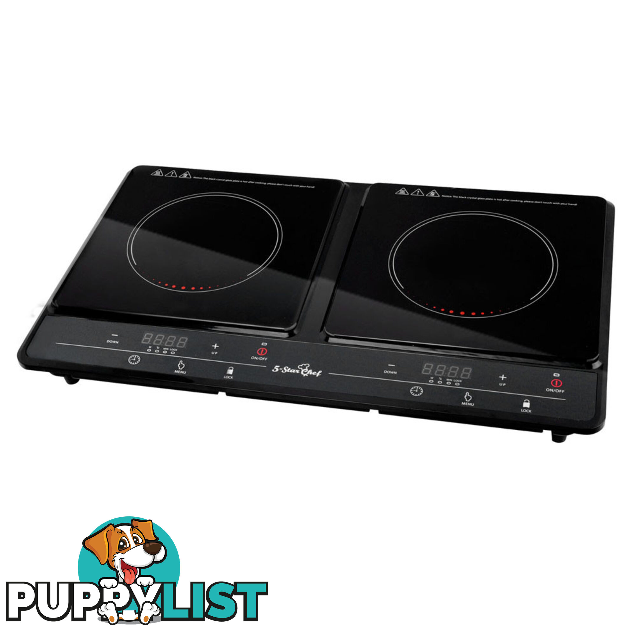 5 Star Chef Induction Cooktop Portable Duo