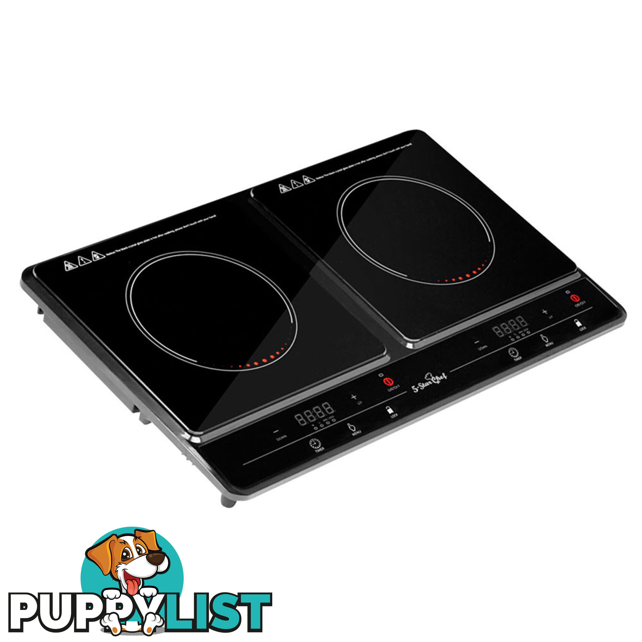 5 Star Chef Induction Cooktop Portable Duo