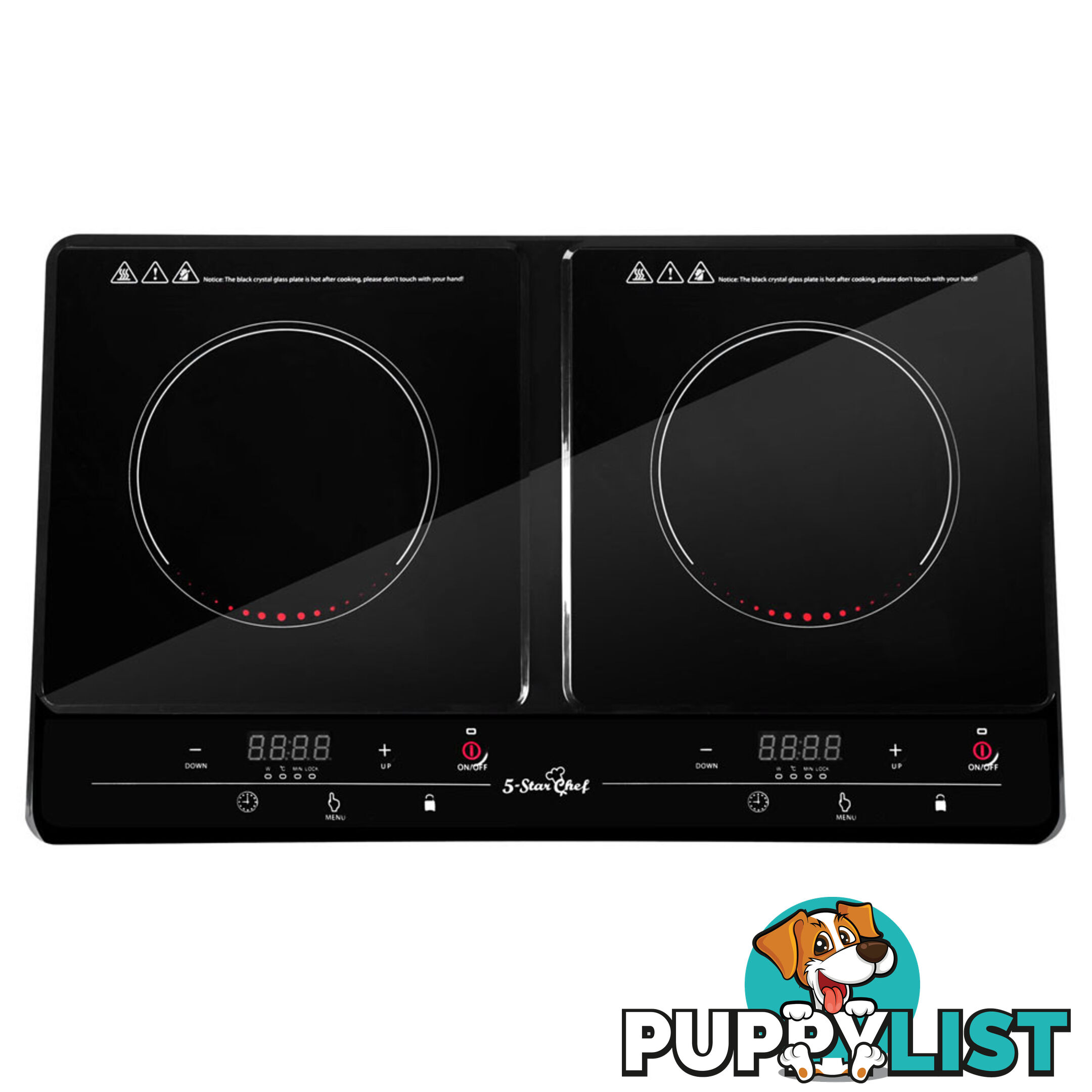 5 Star Chef Induction Cooktop Portable Duo