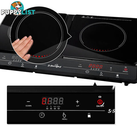 5 Star Chef Induction Cooktop Portable Duo