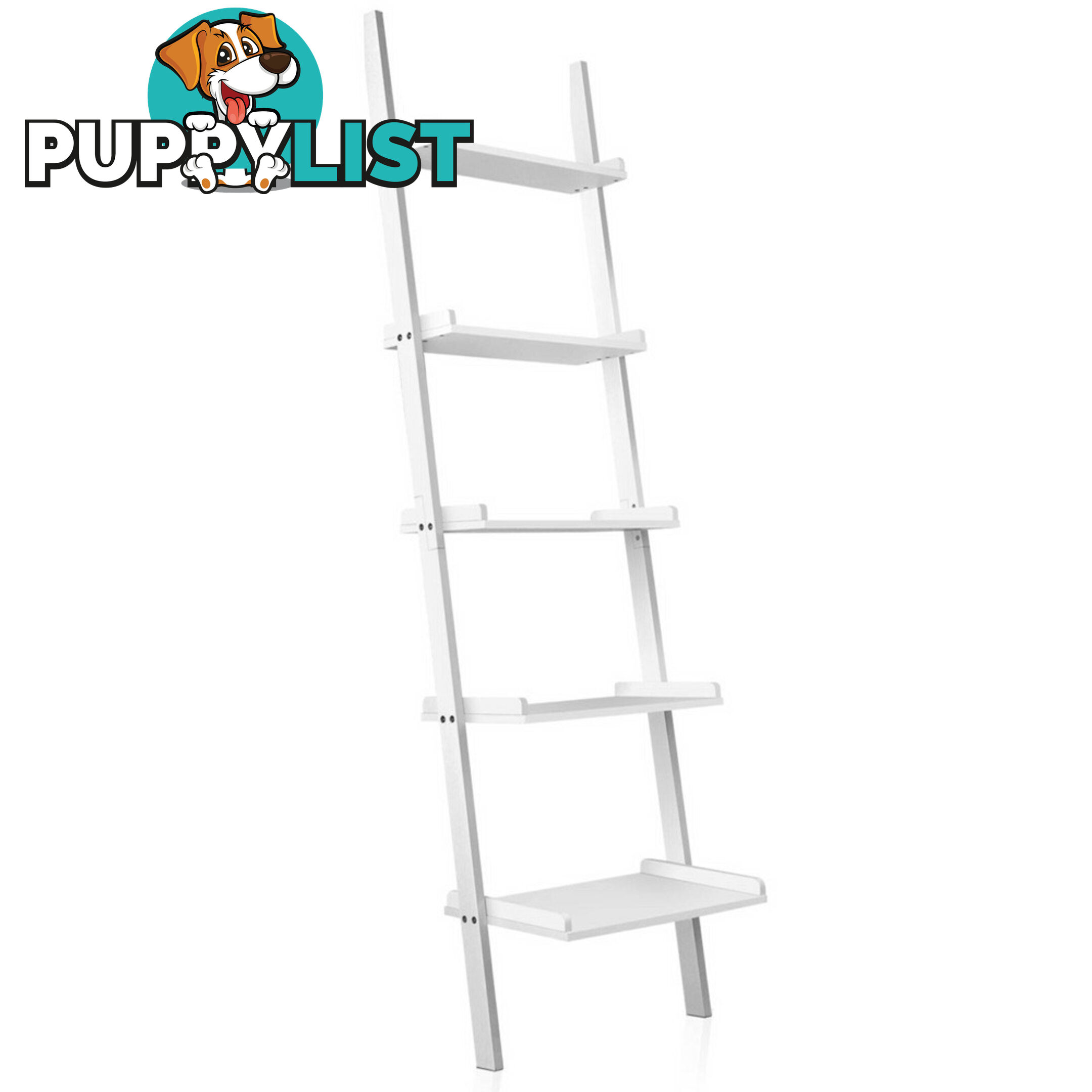 5 Tier Wall Ladder Shelf