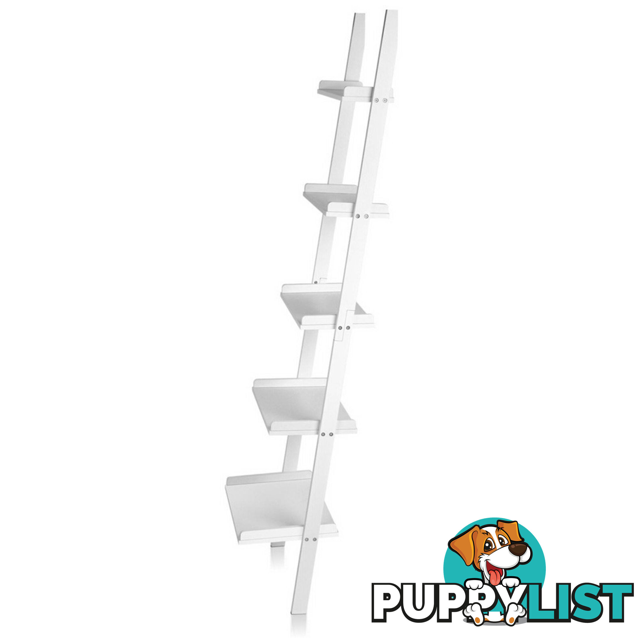 5 Tier Wall Ladder Shelf