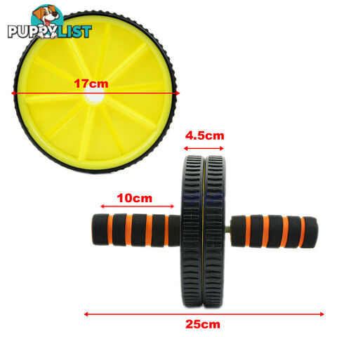 ABS Abdominal Exercise Wheel Gym Fitness Machine Body Strength Traning Roller