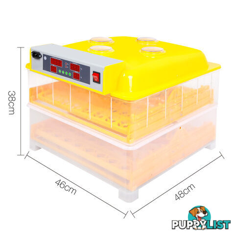 Automatic 96 Egg Incubator Yellow