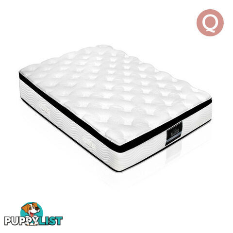 Latex Pillow Top Pocket Spring Mattress Queen