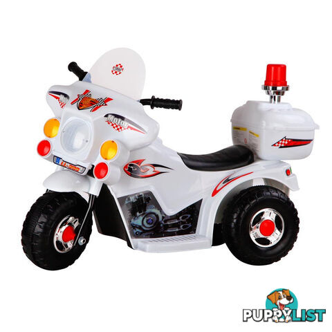 Kids Ride on Motorbike White