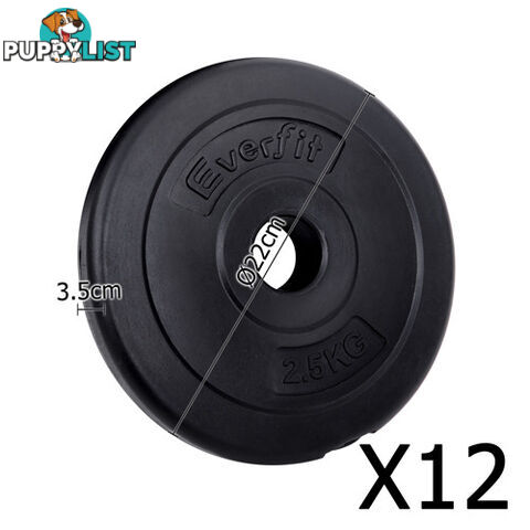 35kg Fitness Gym Exercise Dumbbell Set