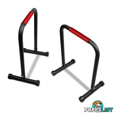 Fitness Chin Up Dip Parallel Bars Black