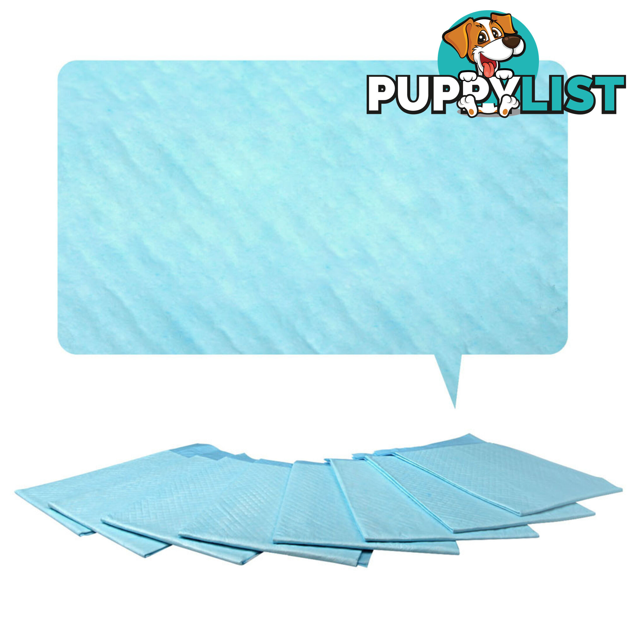 200 Puppy Pet Dog Toilet Training Pads Blue