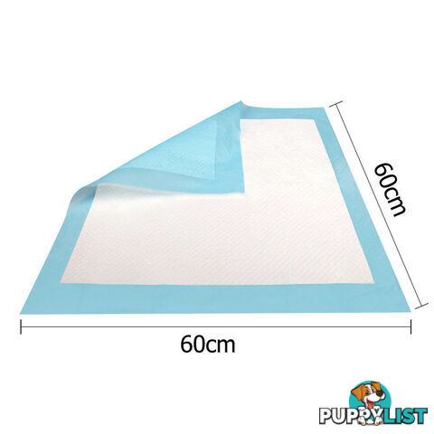 200 Puppy Pet Dog Toilet Training Pads Blue