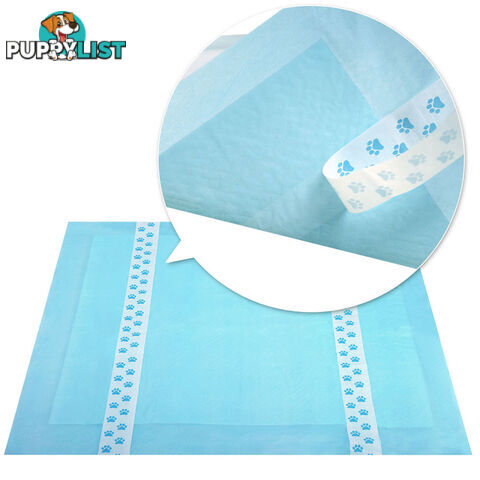 200 Puppy Pet Dog Toilet Training Pads Blue