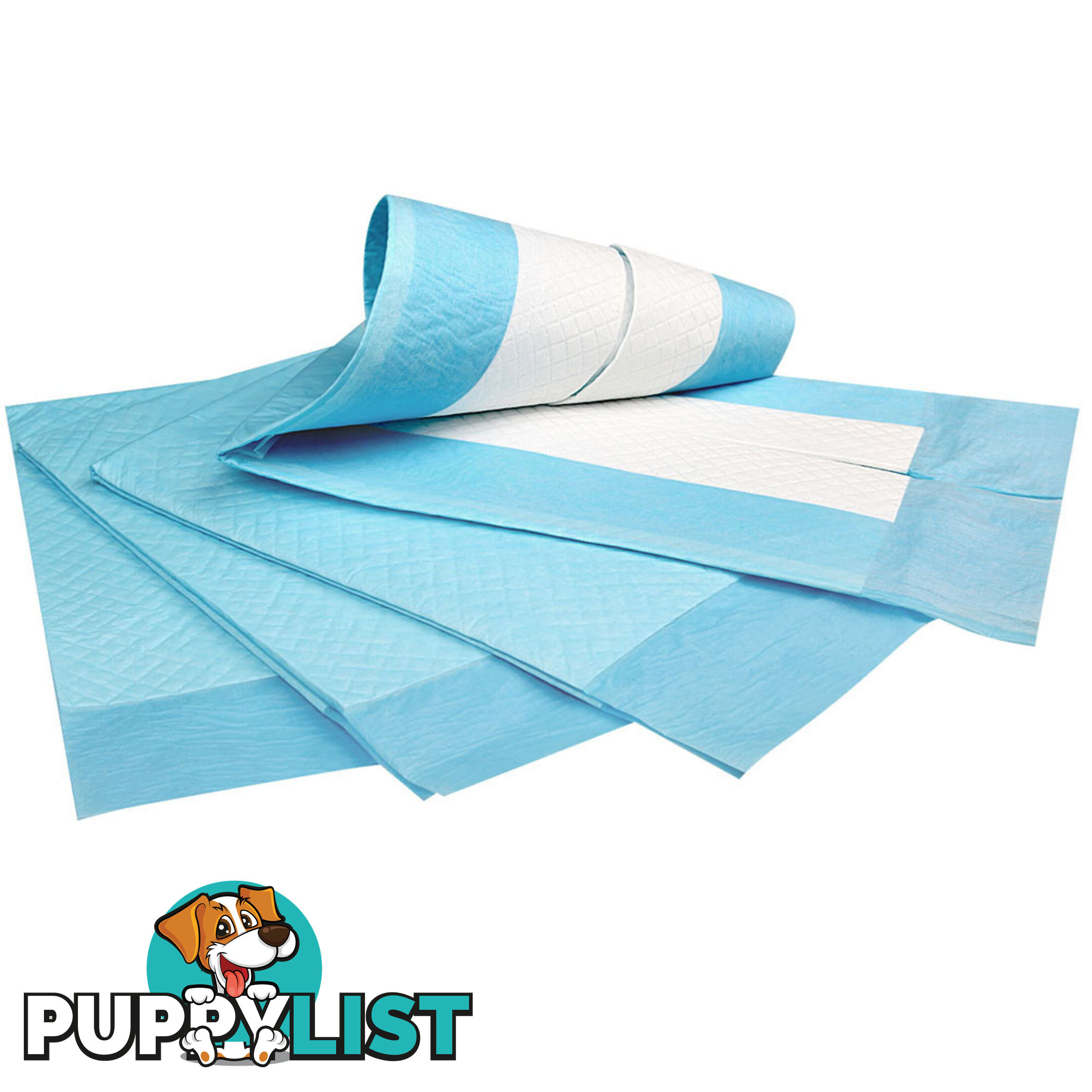 200 Puppy Pet Dog Toilet Training Pads Blue