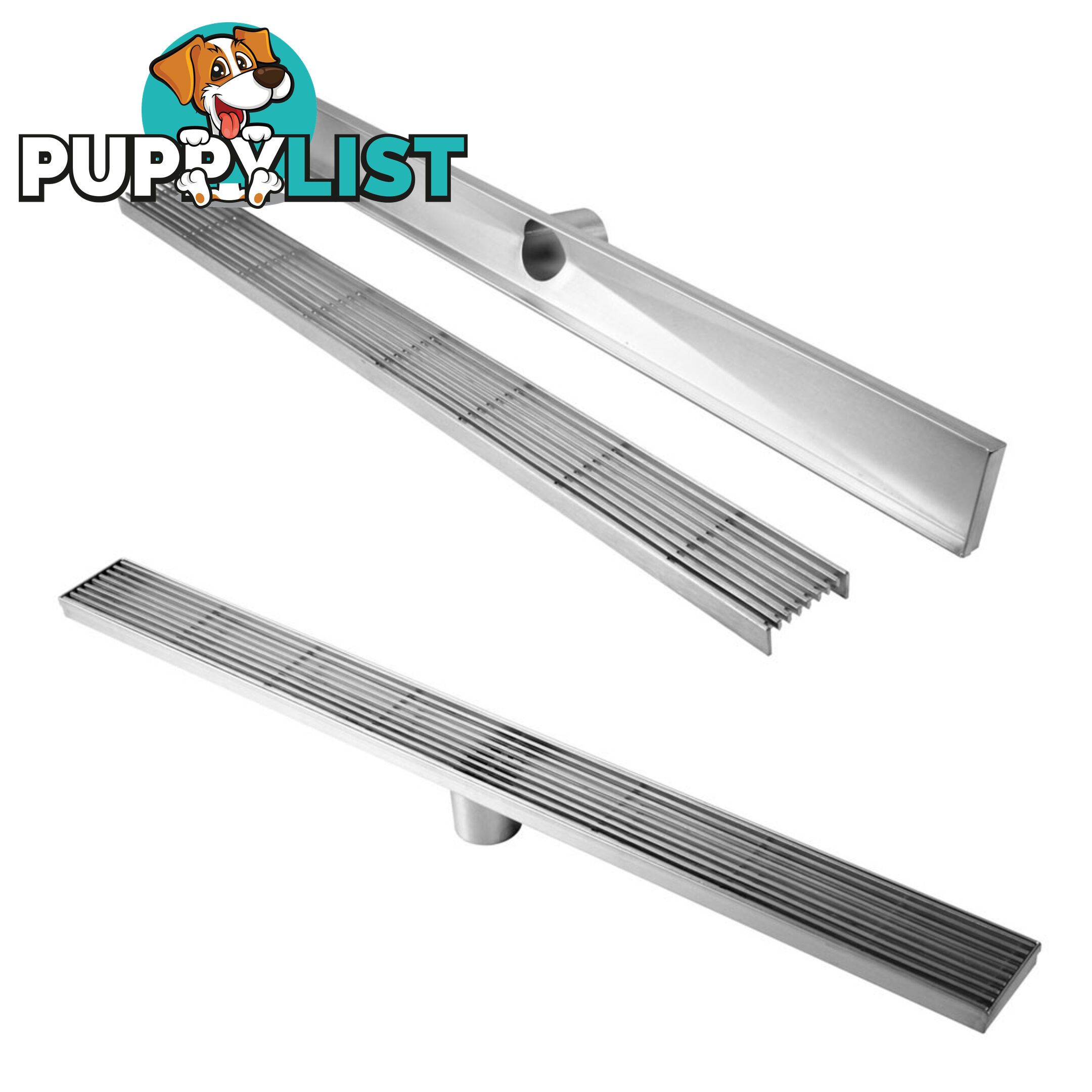 Heelguard Stainless Steel Shower Grate Drain Floor Bathroom 900mm