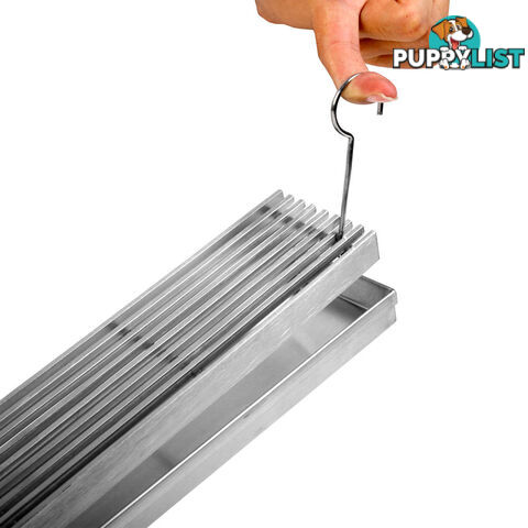 Heelguard Stainless Steel Shower Grate Drain Floor Bathroom 900mm