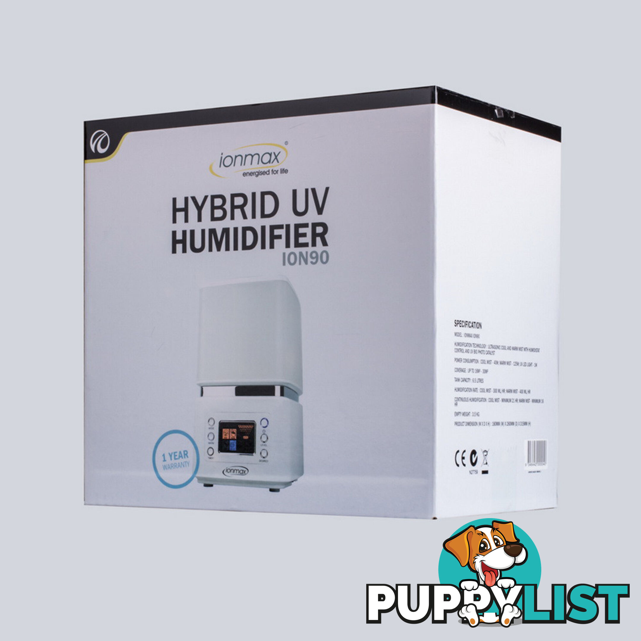 Ionmax ION90 Hybrid UV Humidifier