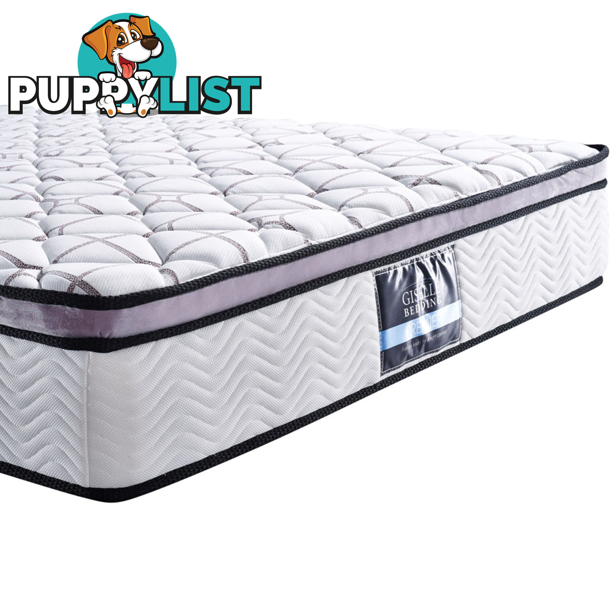 Cool Gel Memory Foam Euro Top Pocket Spring Mattress Double