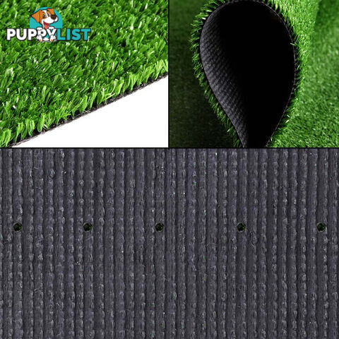 Artificial Grass 10 SQM Polypropylene Lawn Flooring 15mm Green