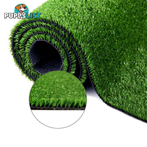 Artificial Grass 10 SQM Polypropylene Lawn Flooring 15mm Green