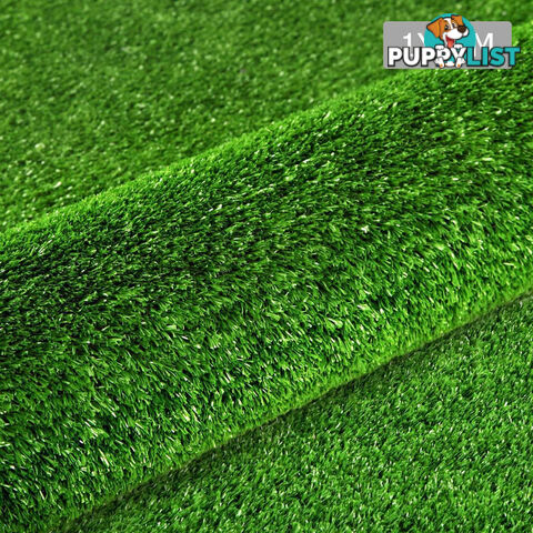 Artificial Grass 10 SQM Polypropylene Lawn Flooring 15mm Green