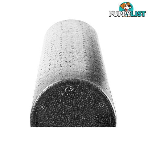 Yoga Gym Pilates EPP Stick Foam Roller Black 45 x 15cm