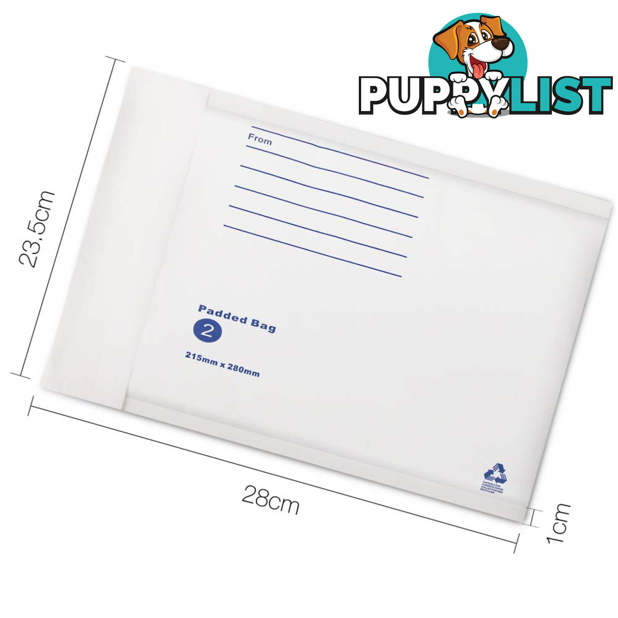 Bubble Padded Mail Envelopes 200pcs 215mm x 280mm