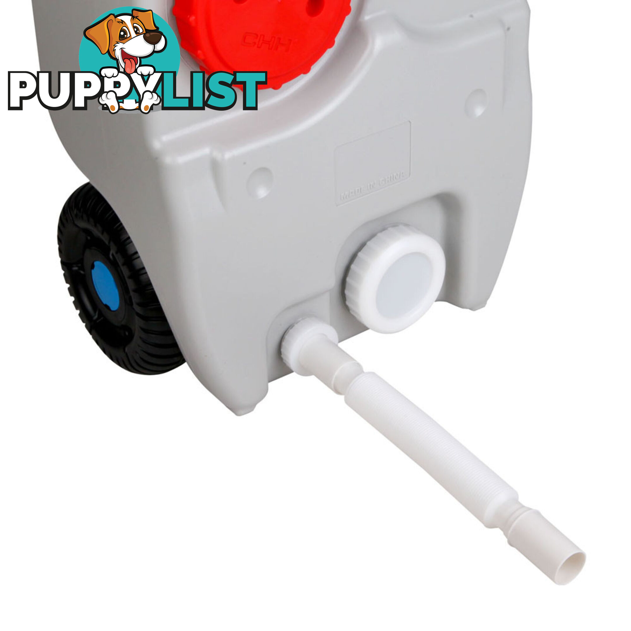 40L Portable Wheel Water Tank Grey